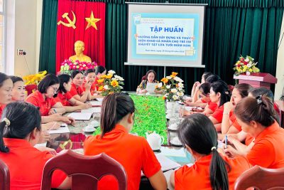 TÂP HUẤN HƯỚNG DẪN XÂY DỰNG VÀ THỰC HIỆN KHGD CÁ NHÂN CHO TRẺ EM KHUYẾT TẬT LỨA TUỔI MẦM NON