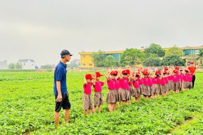 TRẢI NGHIỆM THÚ VỊ TẠI RUỘNG LẠC, RUỘNG NGÔ CỦA CÁC BÉ 5 TUỔI TRƯỜNG MẦM NON NAM HOA 🌾🌱